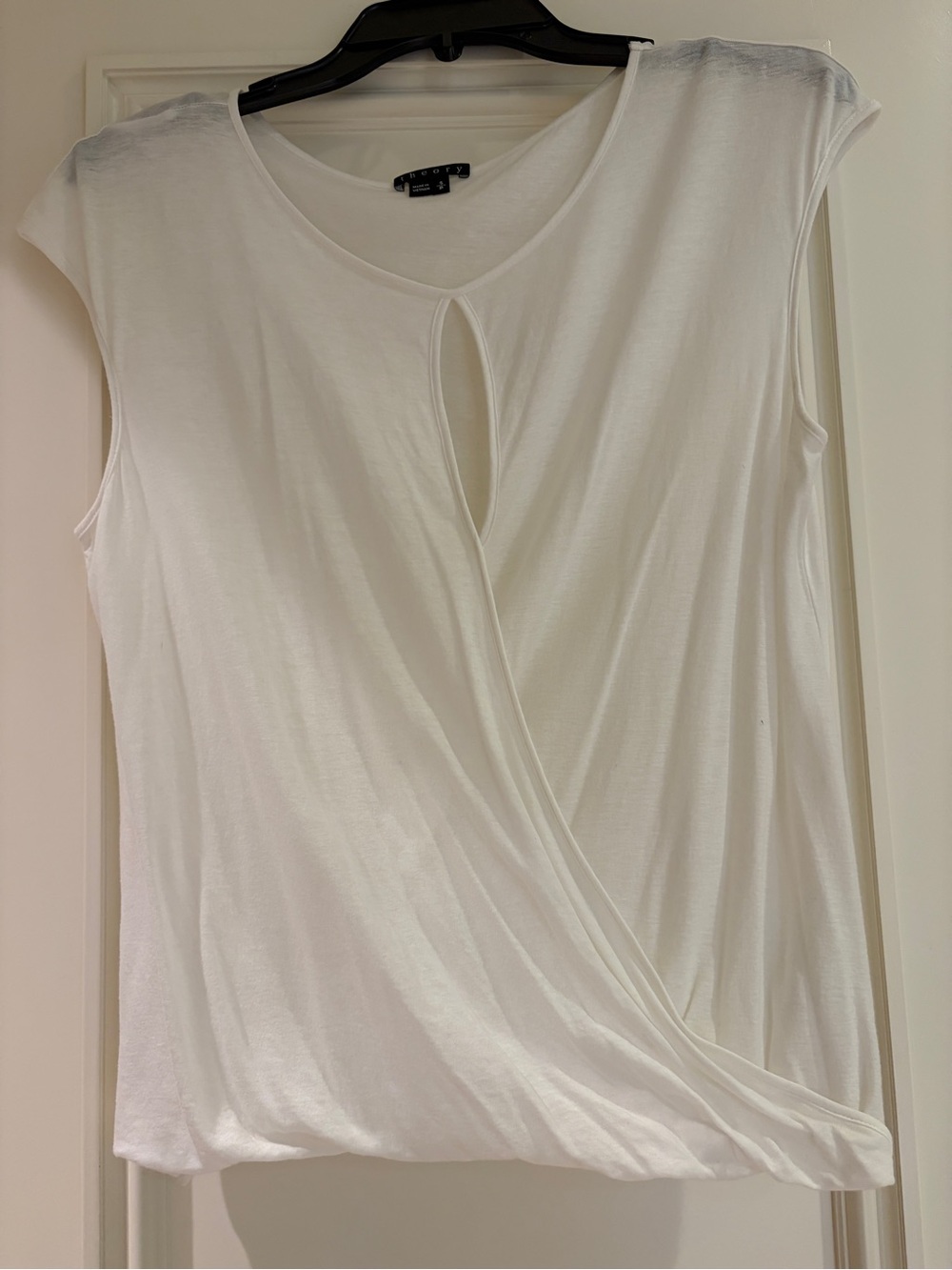 Theory Draped Wrap-Style Top